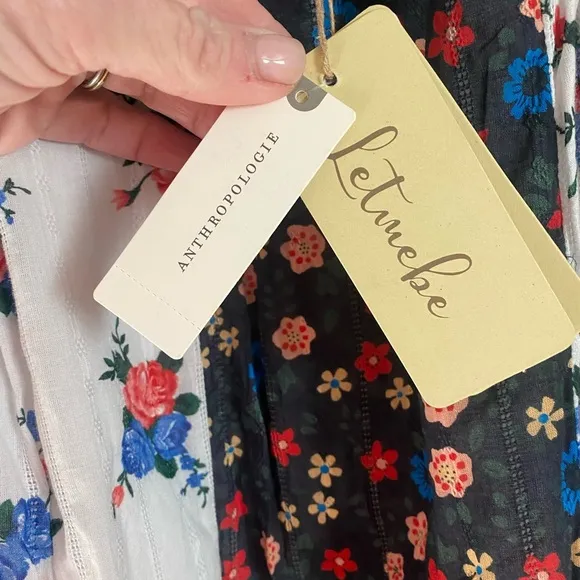 🆕 FUN patchwork skirt from ANTHROPOLOGIE ❤️flattering and fully lined!