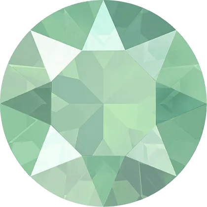 1028 & 1088 Swarovski Chaton & Round Stones, Crystal Mint Green Unfoiled (001 L115S)