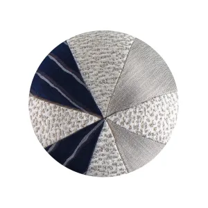 10" Outdoor Ball Pillow - Blue/Gray
