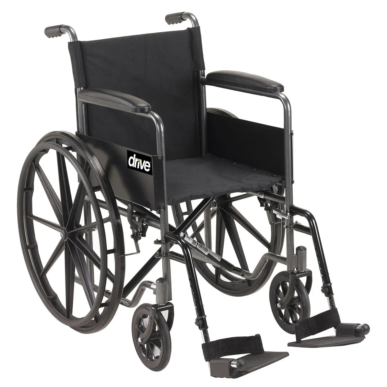 18" Silver Sport Self Propel Wheelchair