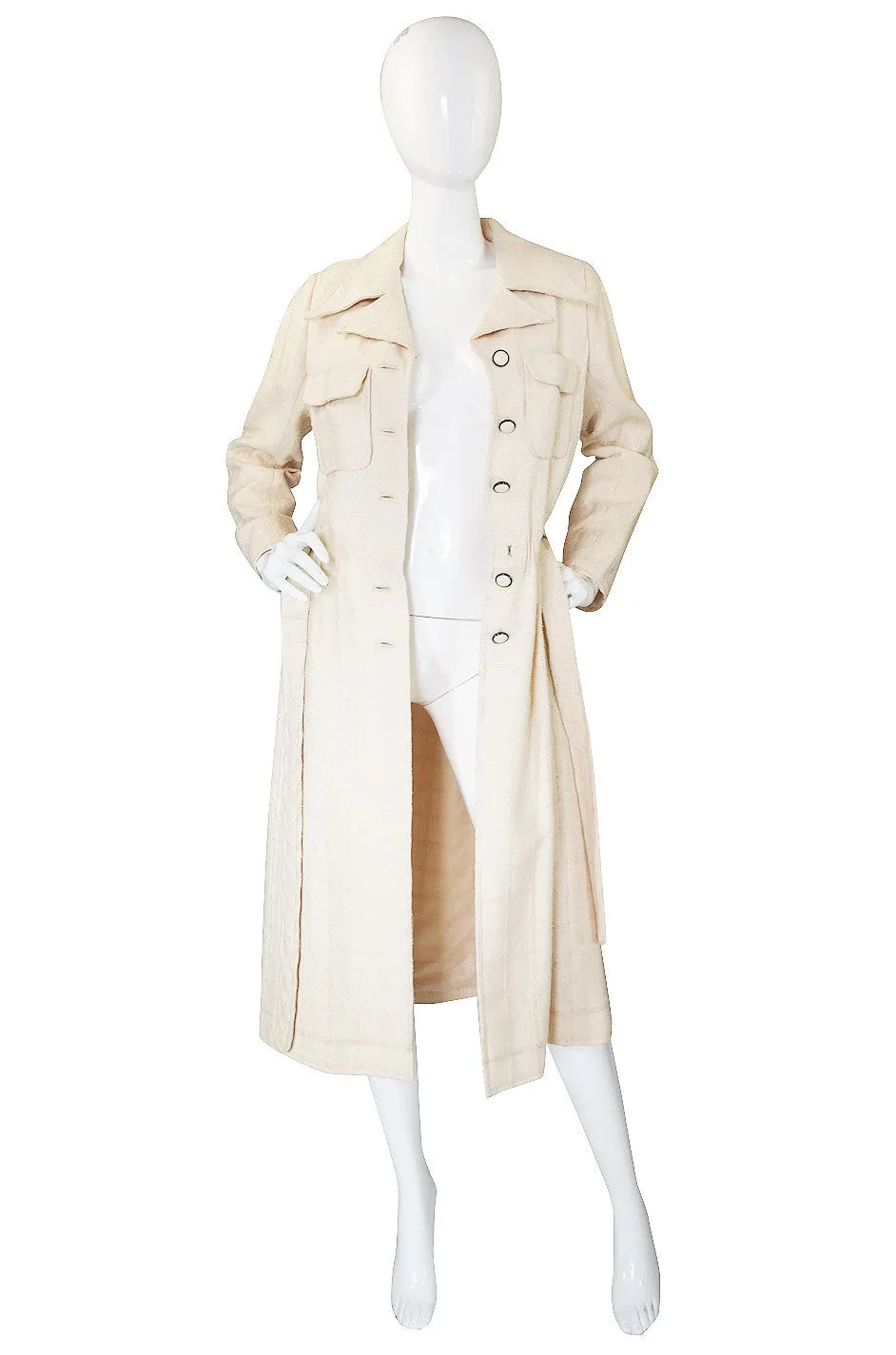 1970 Emanuel Ungaro Haute Couture Coat