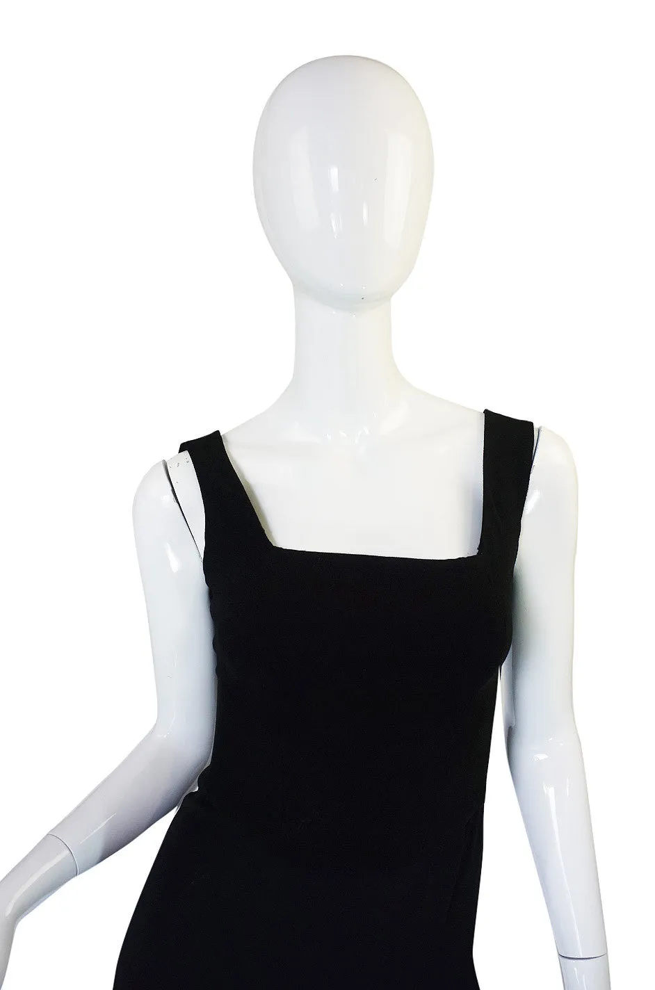 1990s Herve Leger Back Cut Out Dress