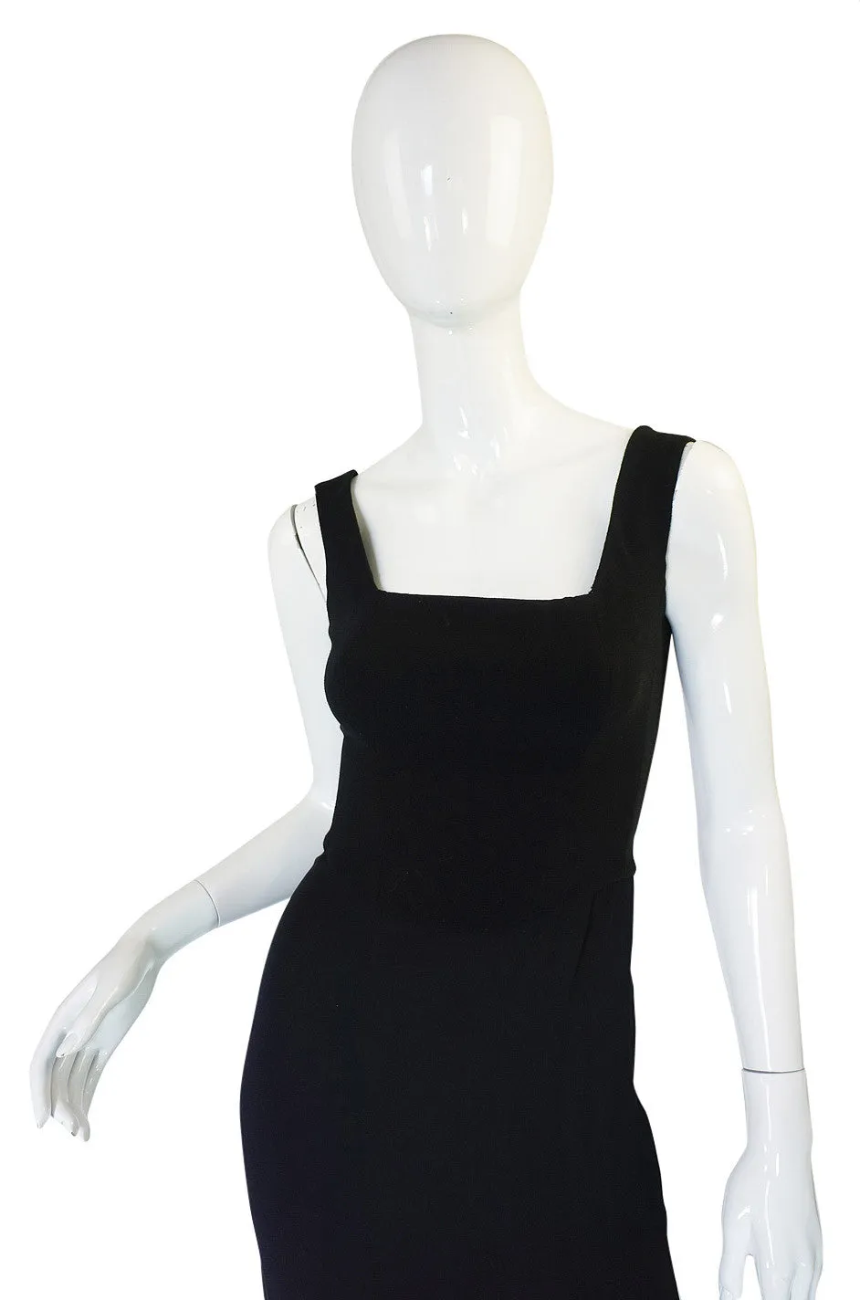 1990s Herve Leger Back Cut Out Dress