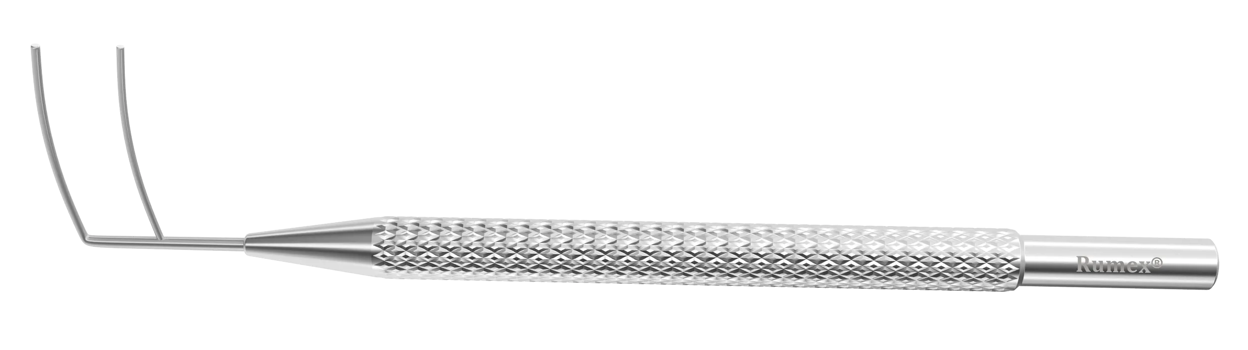 403R 16-013S Harms Trabeculotome, Right, 9 mm Long Pointed Tips with 3.00 mm Spread, Length 51 mm, Stainless Steel