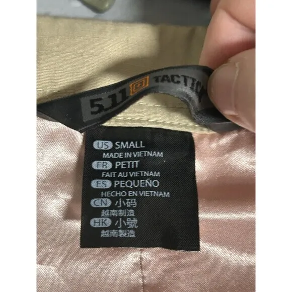 5.11 Women’s Tactical Jacket Size‎ small Outdoor Sporty Workwear Travel Casual