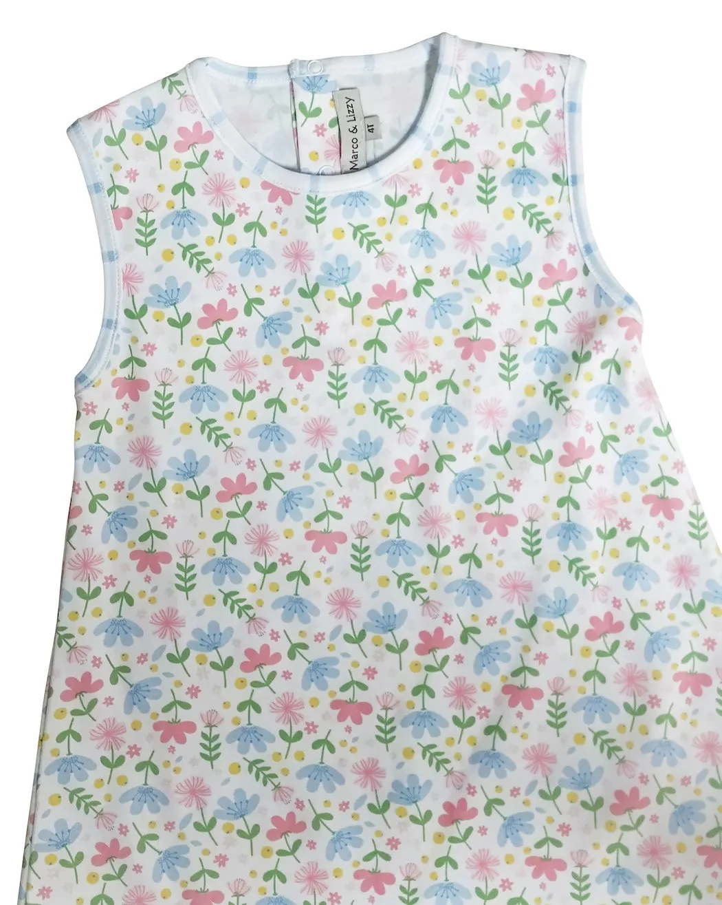A-line Girl's dress Pima Cotton Palm Beach Collection