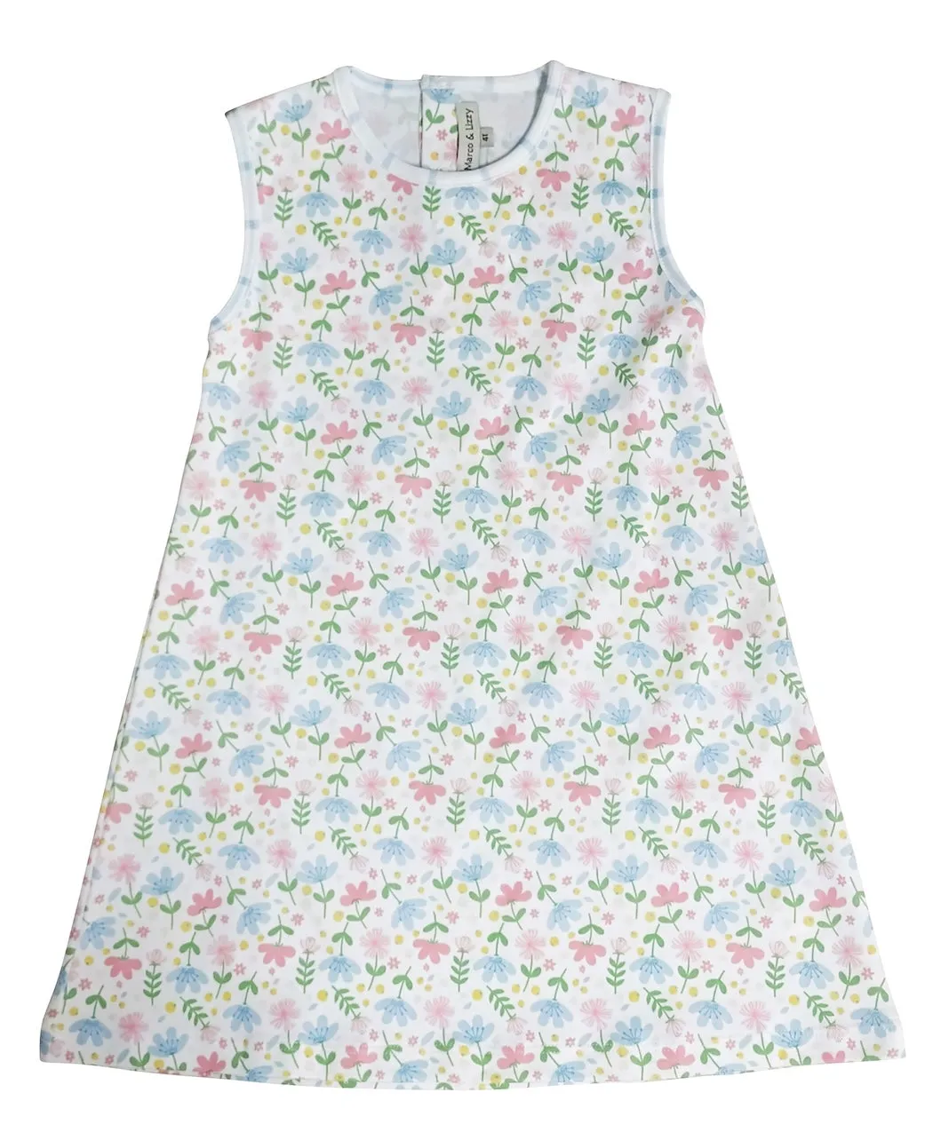 A-line Girl's dress Pima Cotton Palm Beach Collection