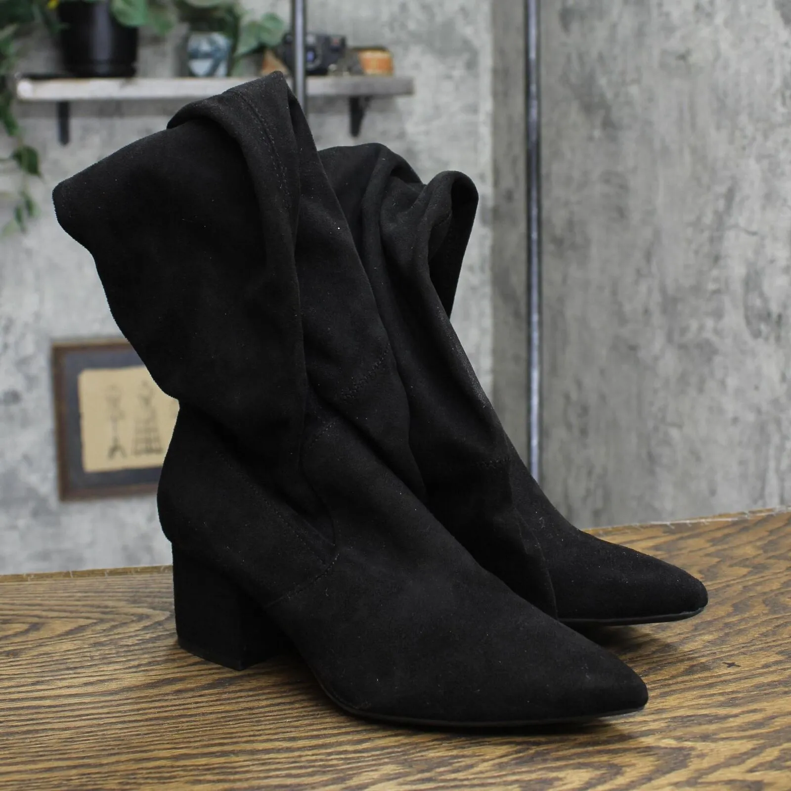 A New Day Women's Greta Tall Dress Boots 88687898 Black 7.5M