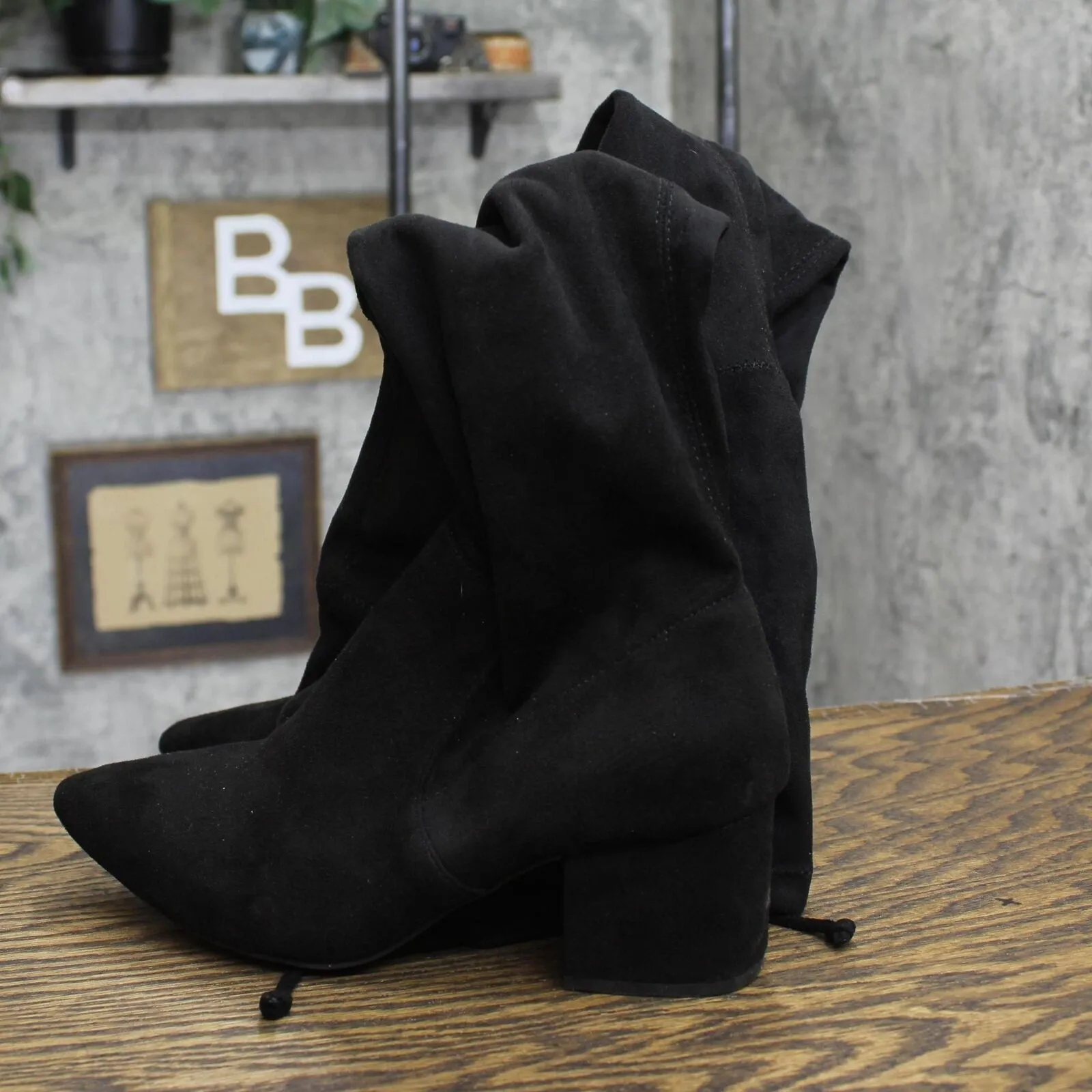 A New Day Women's Greta Tall Dress Boots 88687898 Black 7.5M