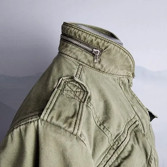 Abercrombie &amp; Fitch Army Green Utility Cargo Jacket | Women's XS