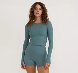 Active Mesh Long  Sleeve Tee