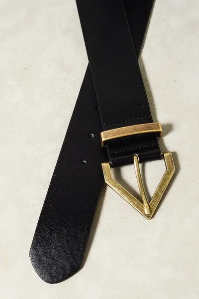 Aero Pointed Buckle Belt (3 Colors!)