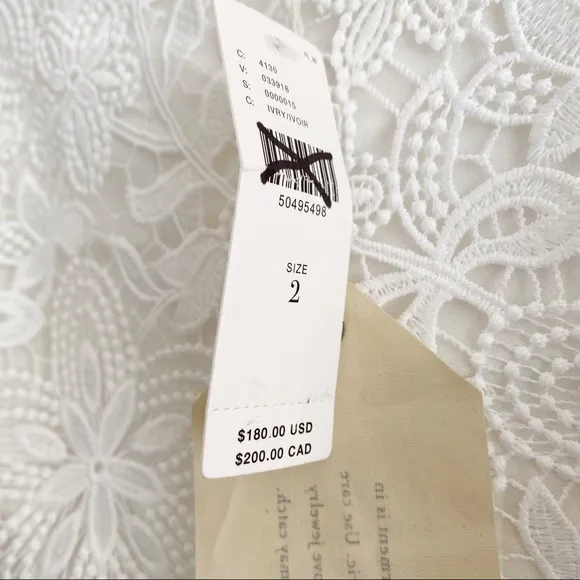 Anthropologie Charleston Lace Mini Dress