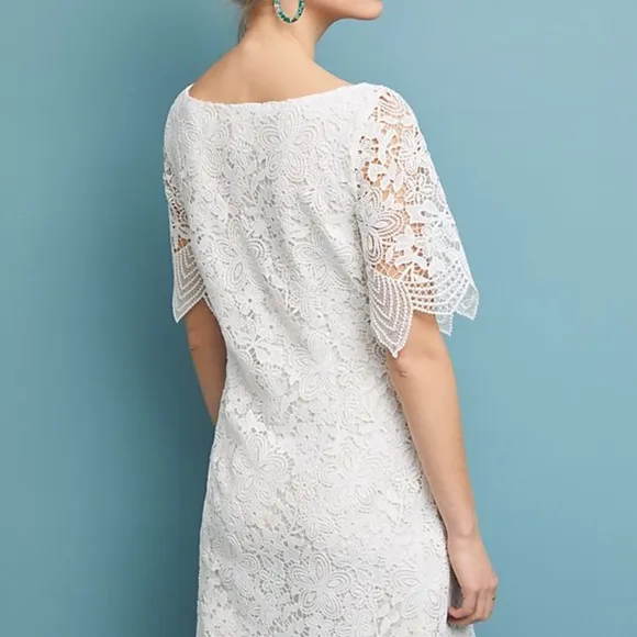 Anthropologie Charleston Lace Mini Dress