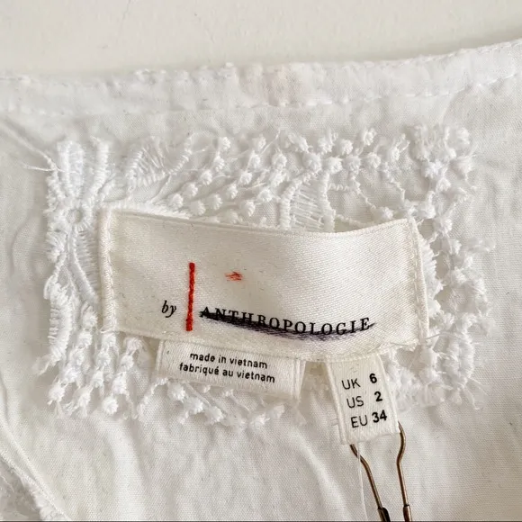 Anthropologie Charleston Lace Mini Dress