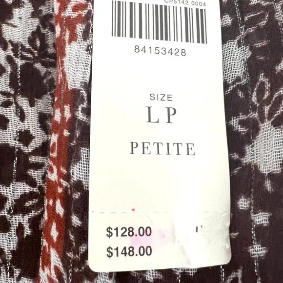 Anthropologie Shirred A-Line Tiered Dress in WIne NWT