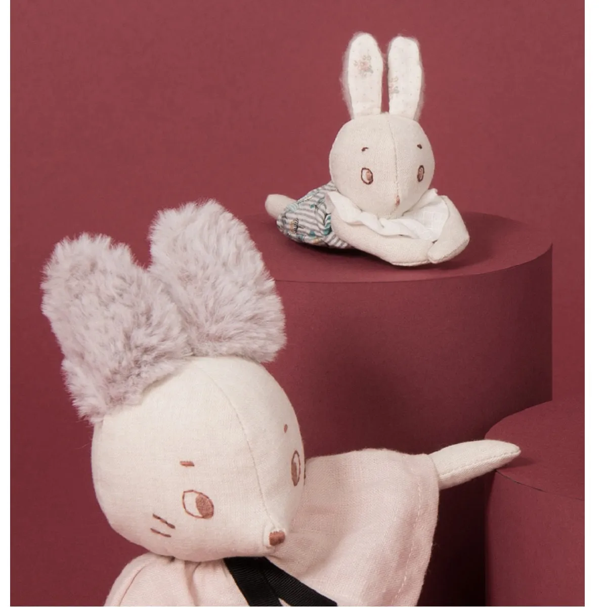 Apres la Pluie - Brume the Mouse Soft Toy (28cm) - Moulin Roty