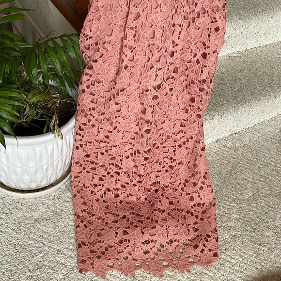 ASTR The Label Lace A Line Midi Dress