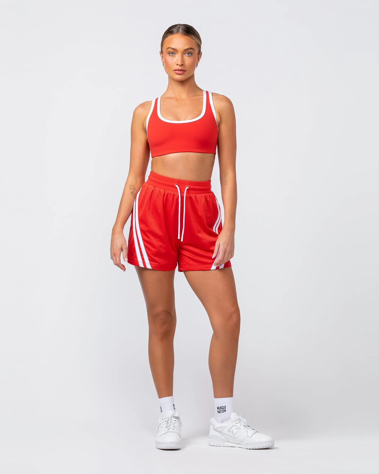 Baller 3" Shorts - Crimson