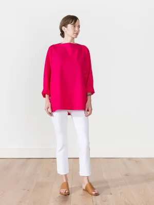 barcelona top - raspberry