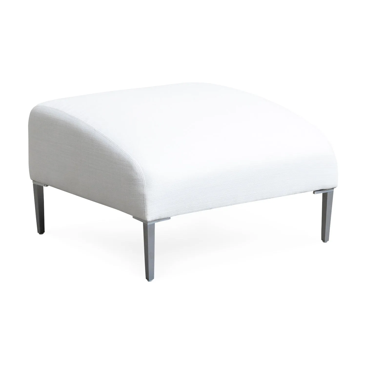 Boca Outdoor Ottoman in Fresno Alabaster