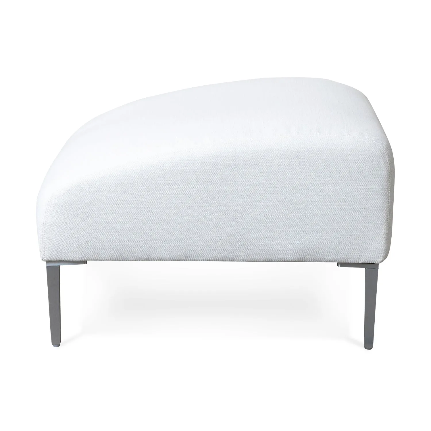 Boca Outdoor Ottoman in Fresno Alabaster