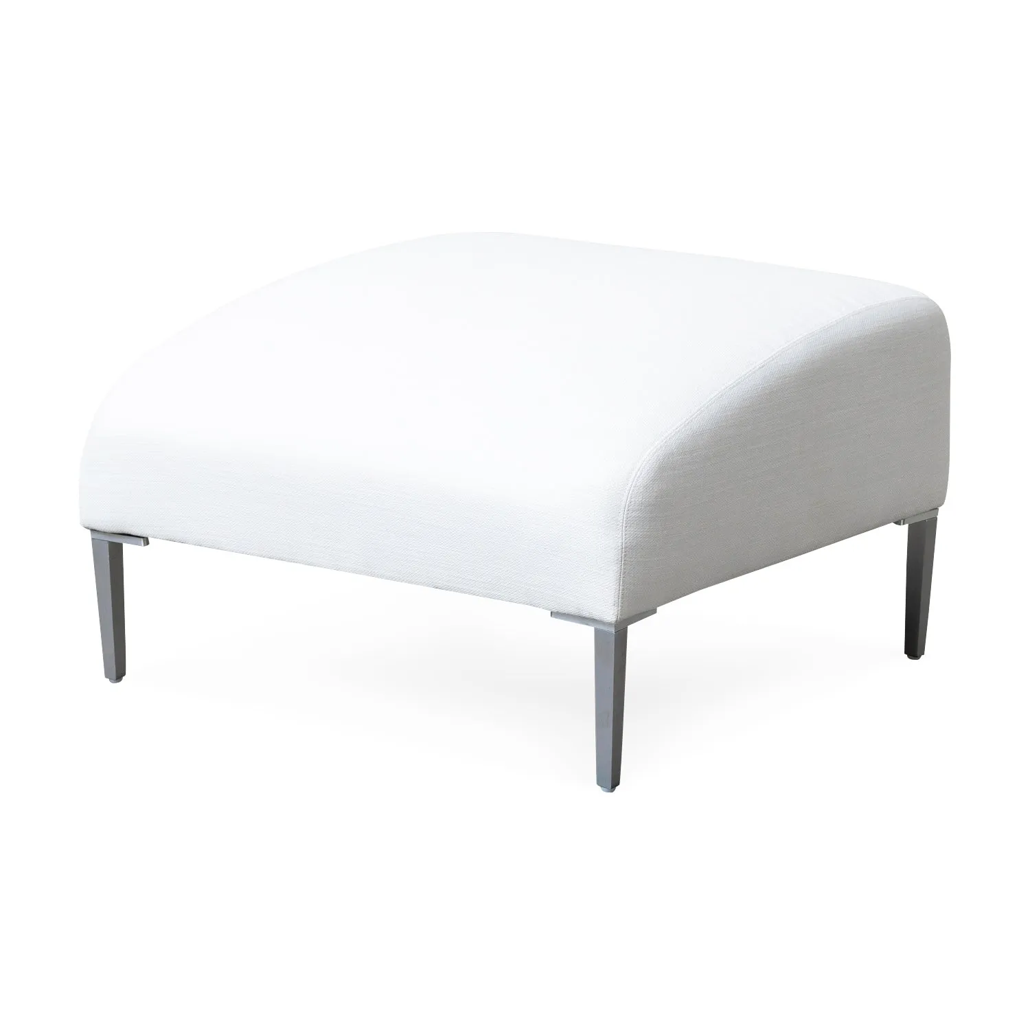 Boca Outdoor Ottoman in Fresno Alabaster