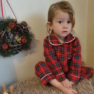 Boys Christmas Tartan Pyjamas