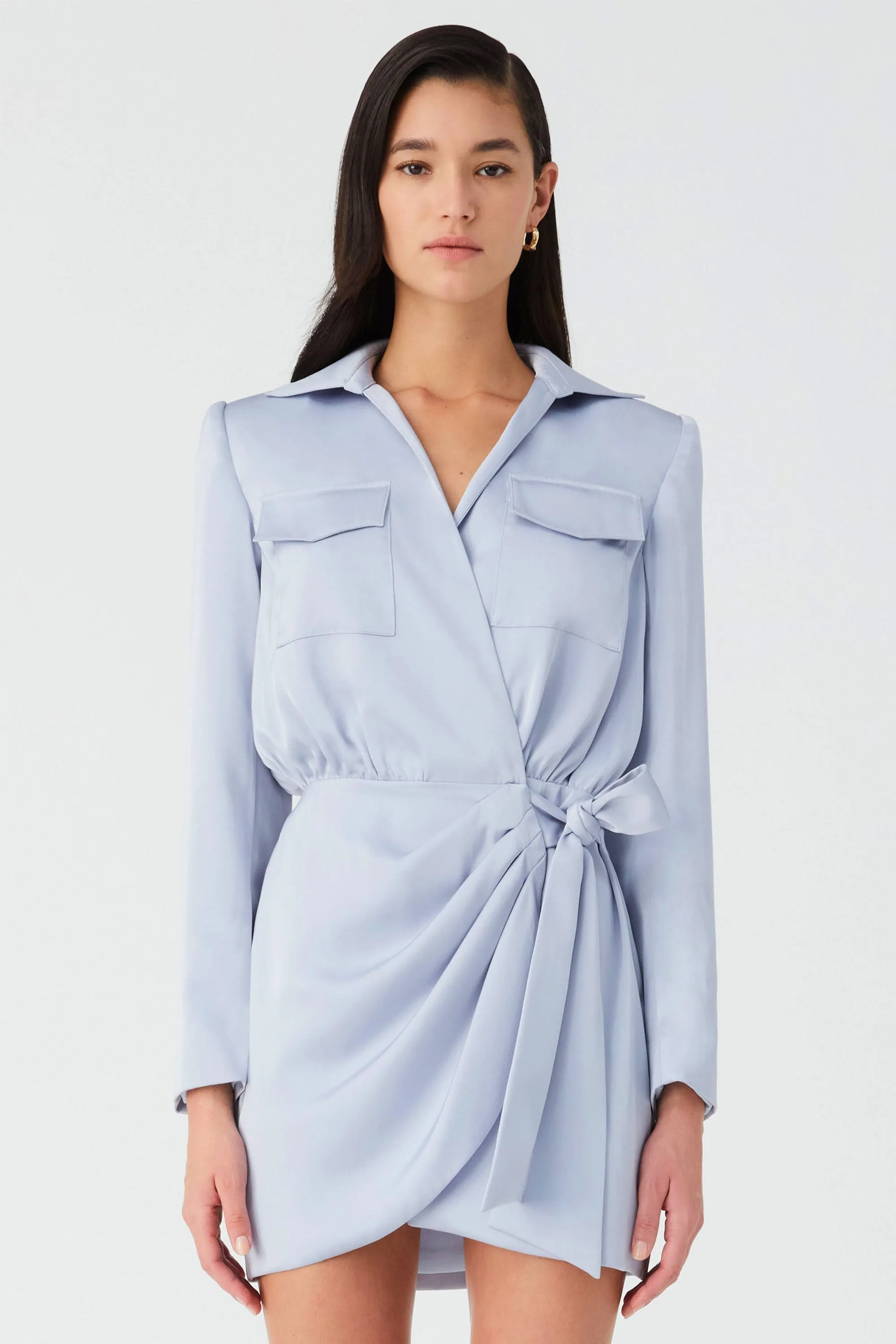 BRAY SATIN MINI DRESS