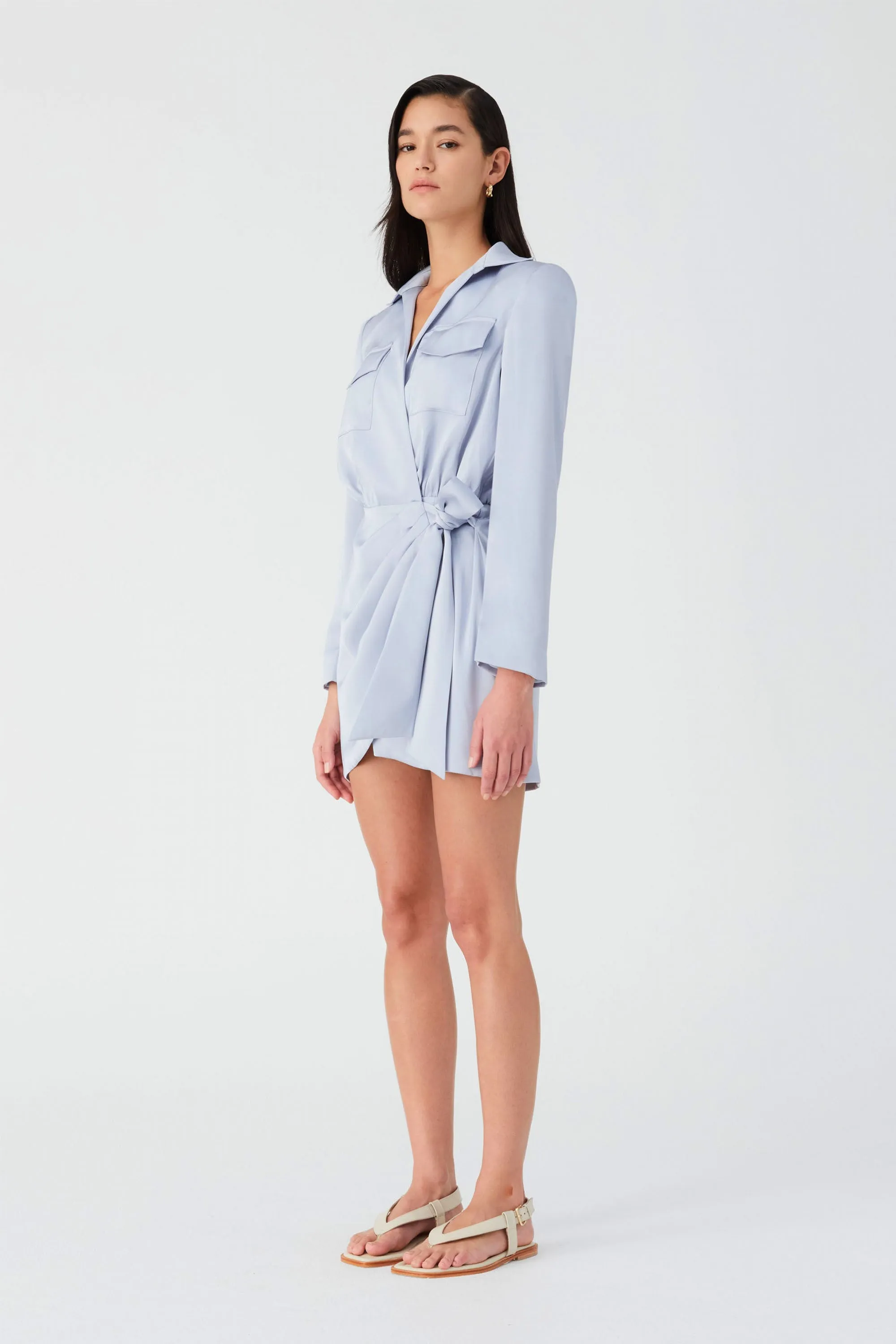 BRAY SATIN MINI DRESS