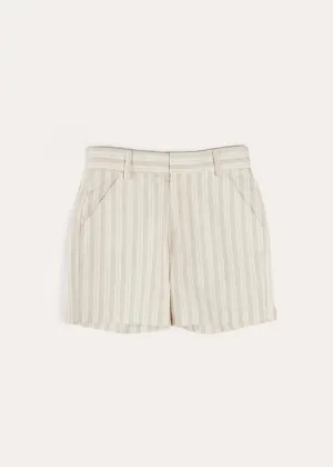 Brompton Striped Shorts in Beige (4-10yrs)