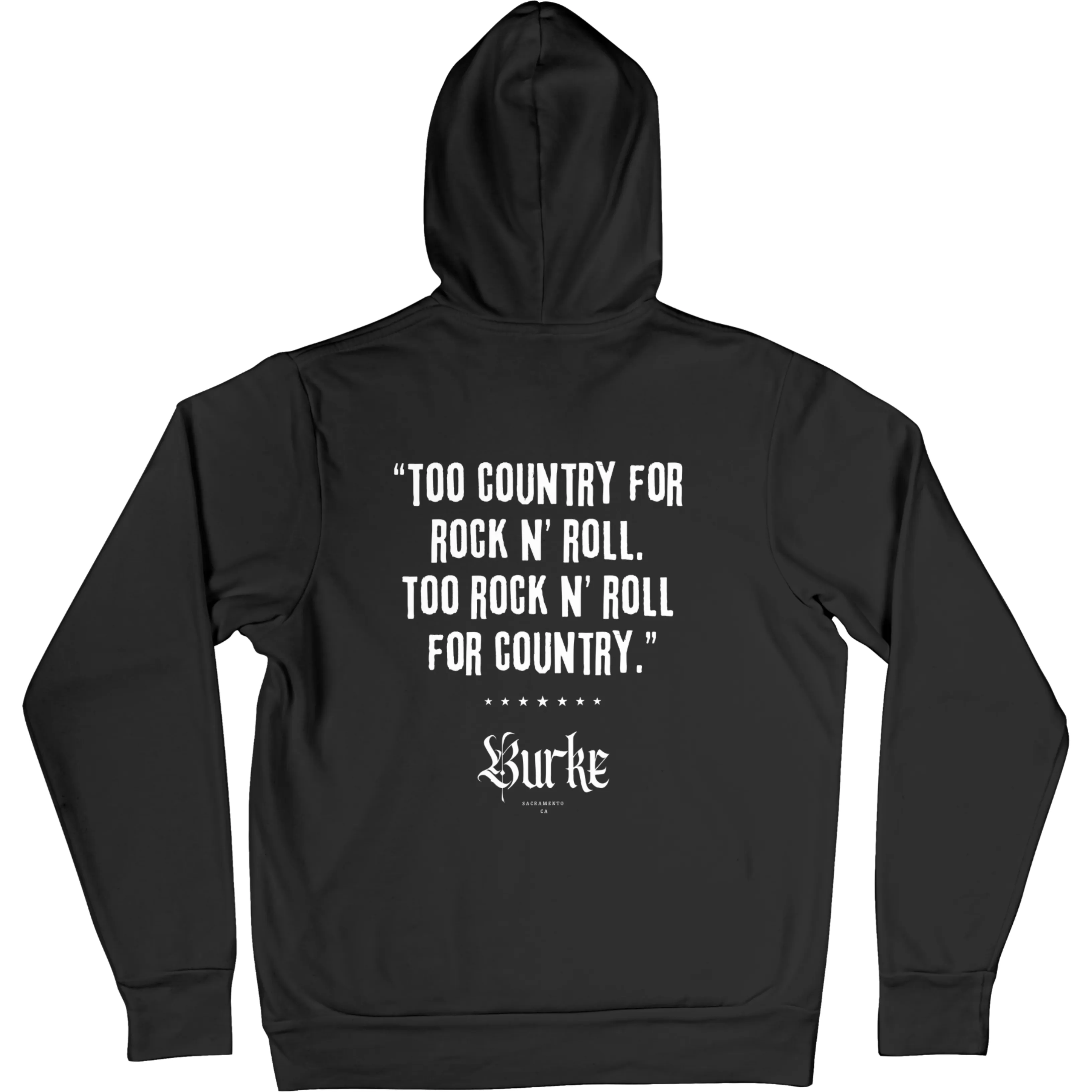 Burke. Black Hoodie