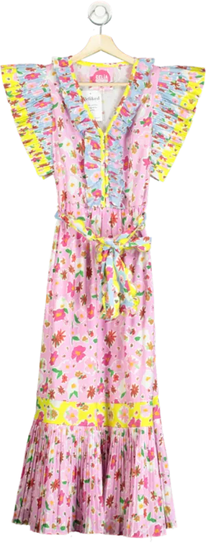 Celia B Pink Floral Topaz Dress UK XS