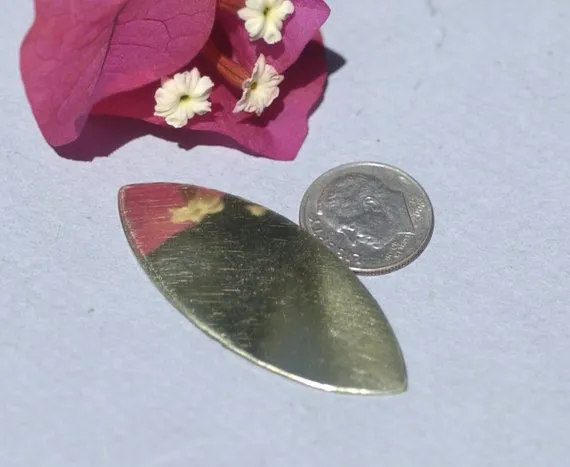 Chubby Oval Eye Metal Blank for Layered Pendants or Earrings - DIY Jewelry Supplies by SupplyDiva