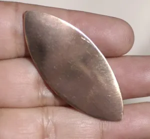Chubby Oval Eye Metal Blank for Layered Pendants or Earrings - DIY Jewelry Supplies by SupplyDiva