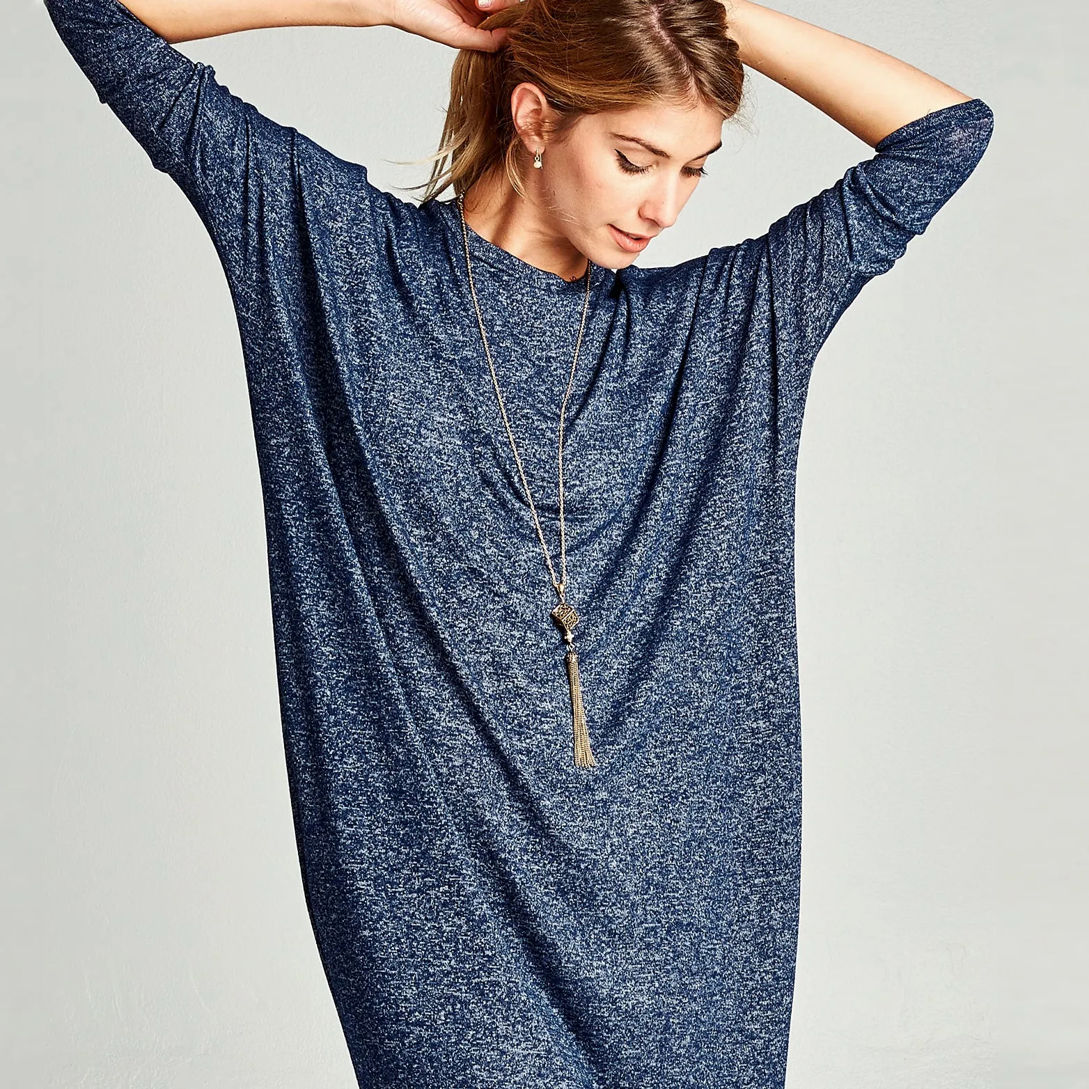 Dolman Hacci Midi Dress