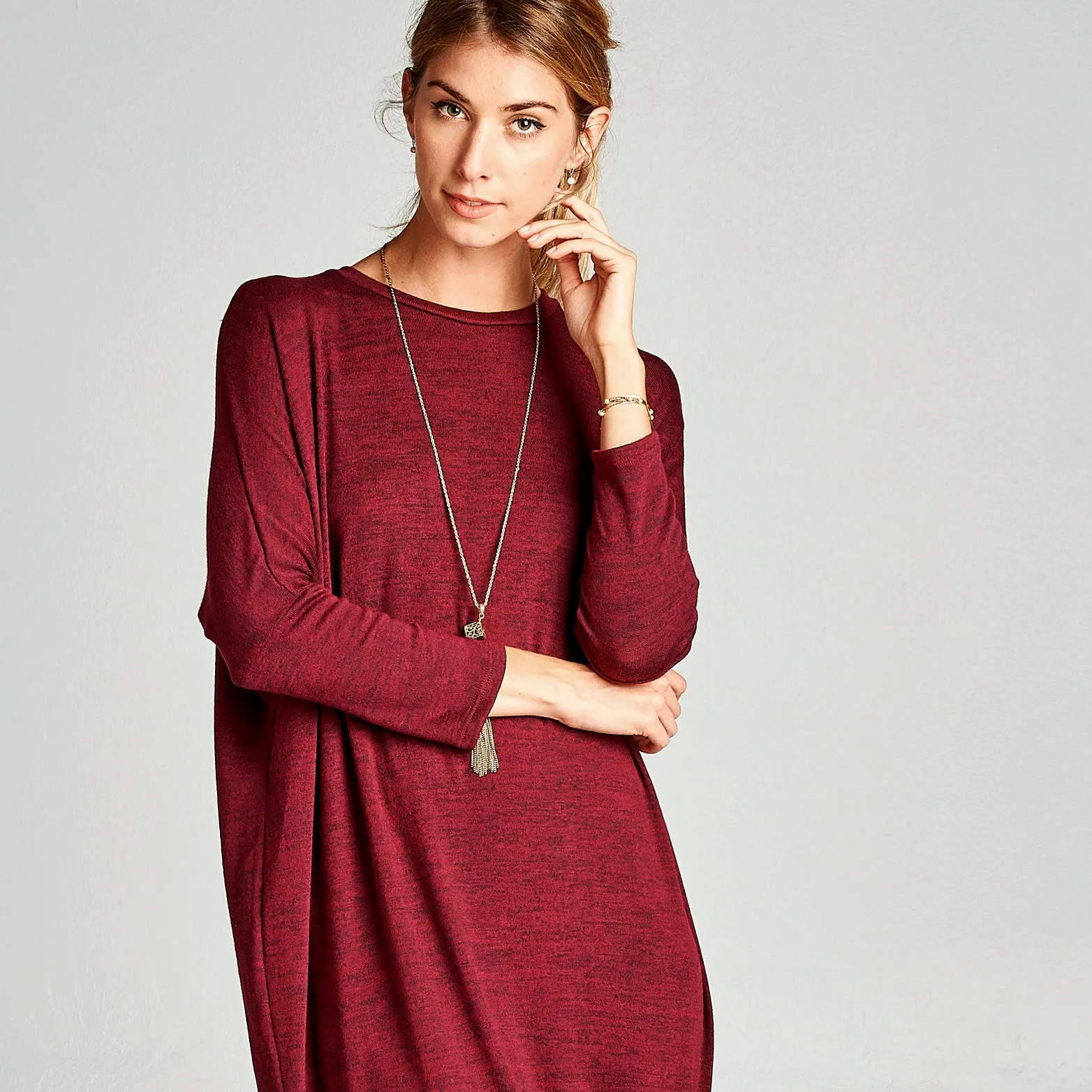 Dolman Hacci Midi Dress
