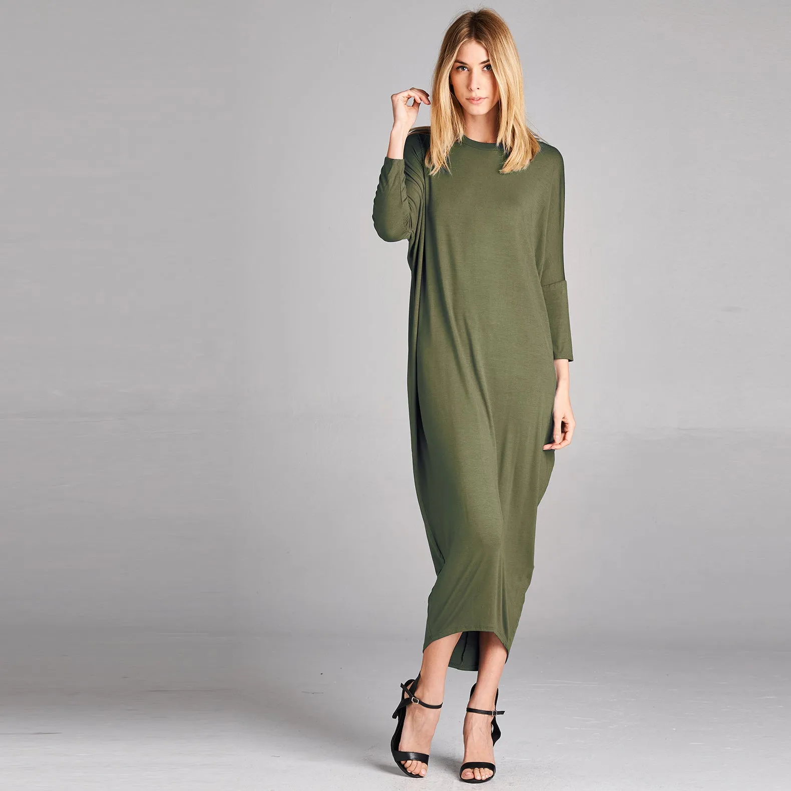 Dolman Hacci Midi Dress
