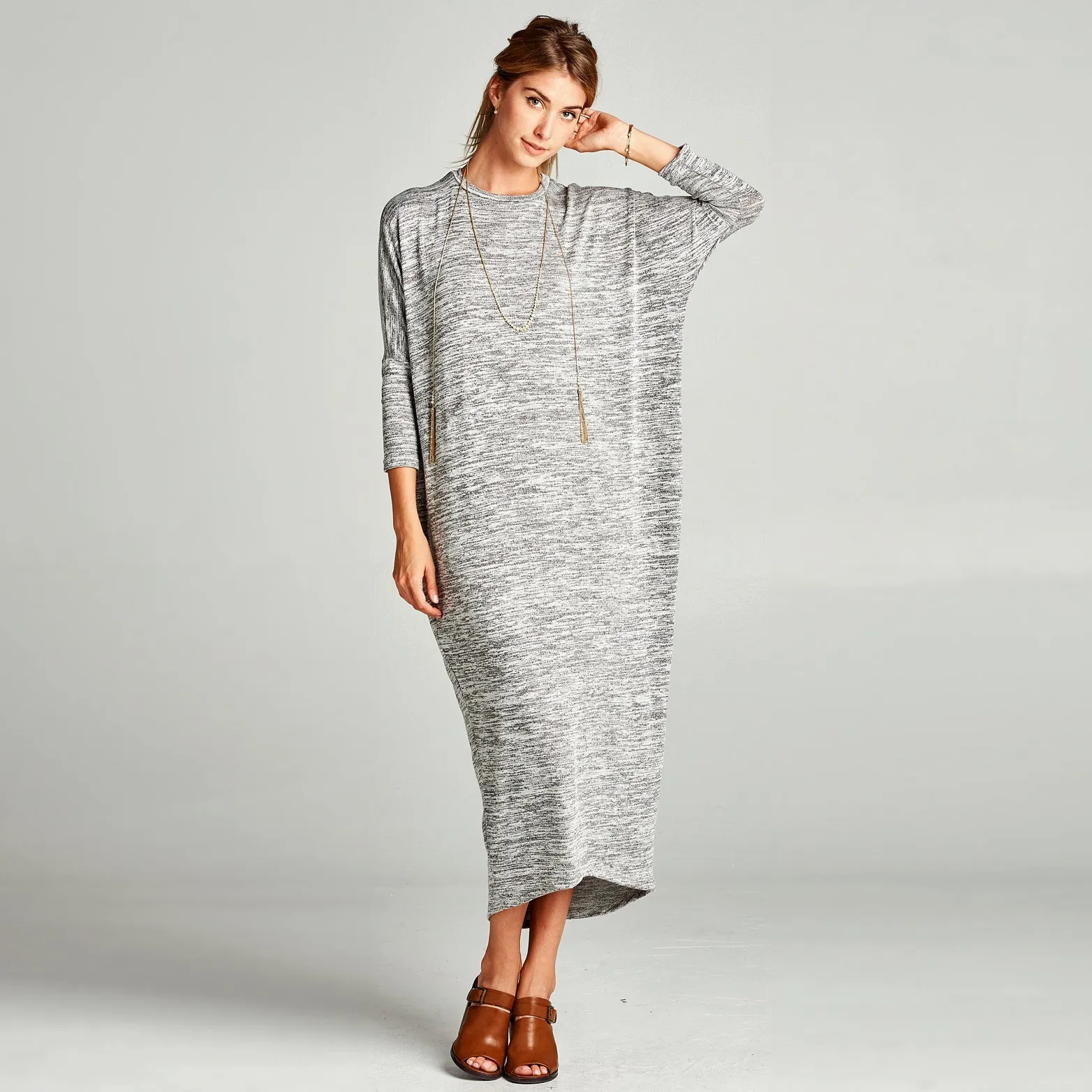 Dolman Hacci Midi Dress