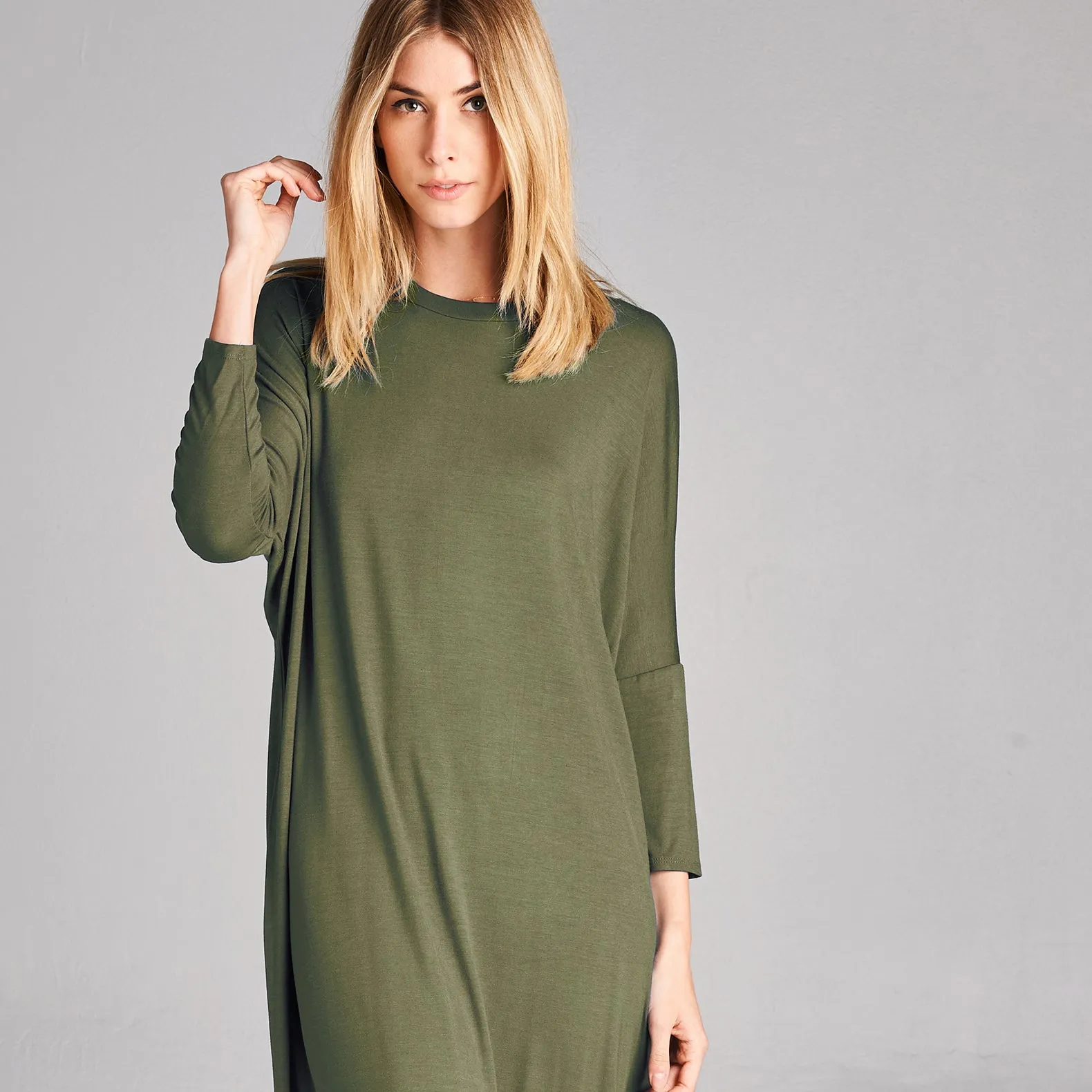 Dolman Hacci Midi Dress