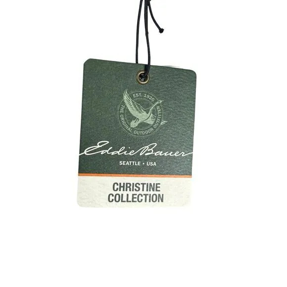 Eddie Bauer Christine‎ Collection Teal Womens 2XL Storm Shed Shell NWT Button-up