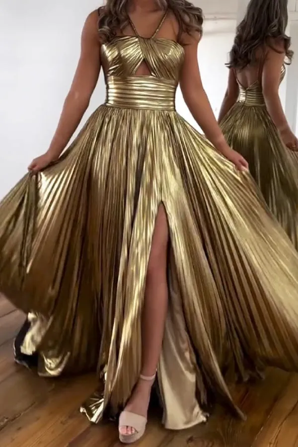 Elegant Neck Party Dress