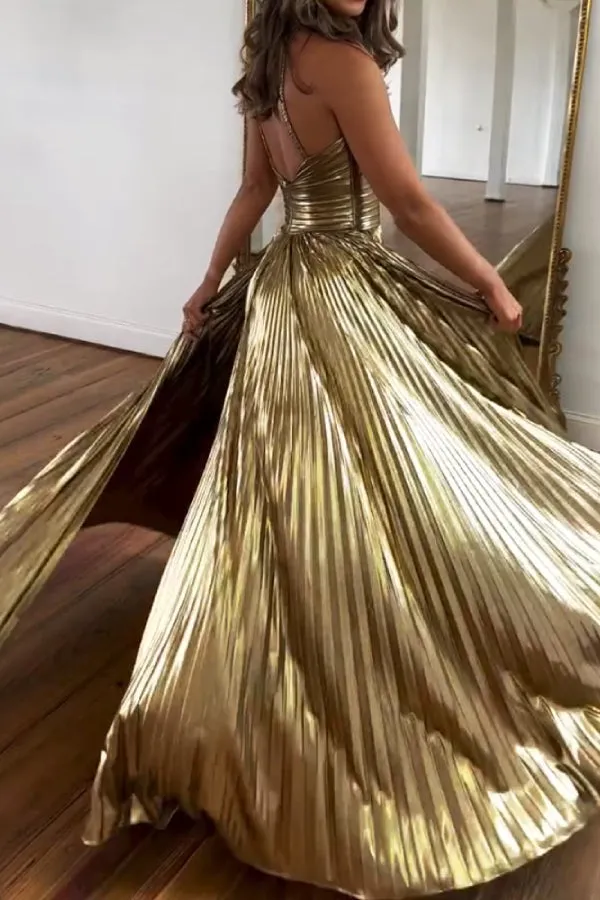 Elegant Neck Party Dress