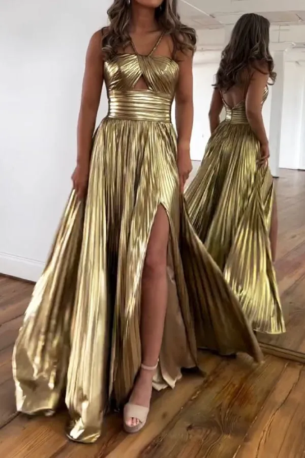 Elegant Neck Party Dress