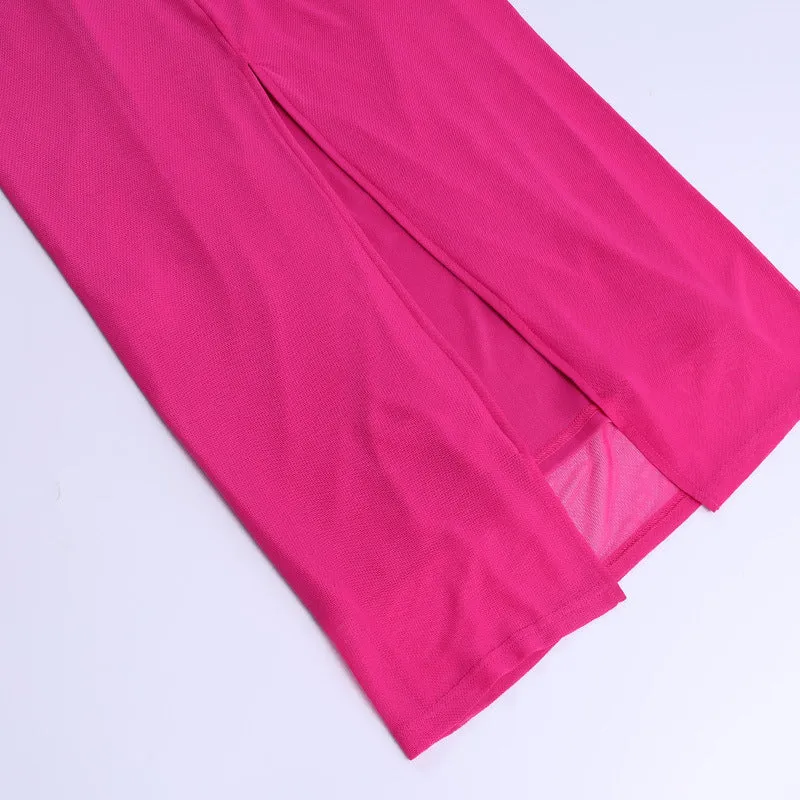 Elegant Slim Fit Split Dress