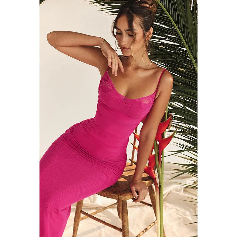Elegant Slim Fit Split Dress