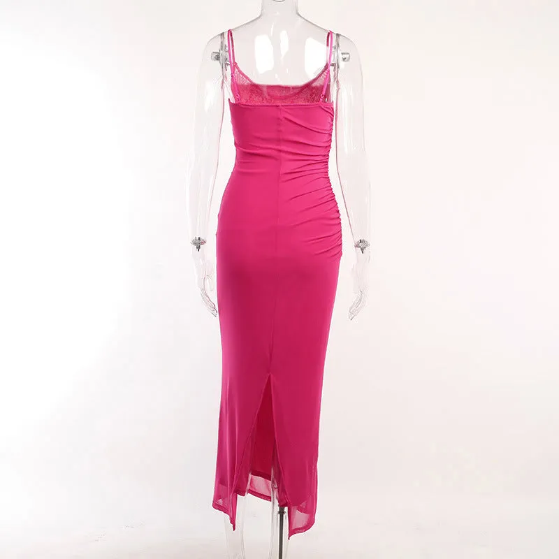 Elegant Slim Fit Split Dress