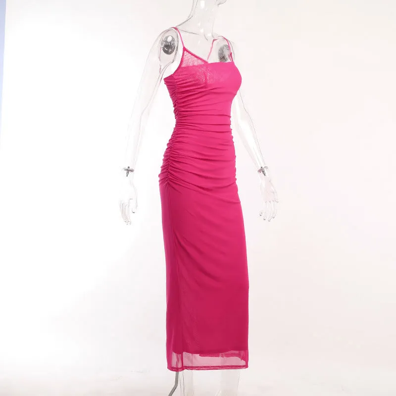 Elegant Slim Fit Split Dress