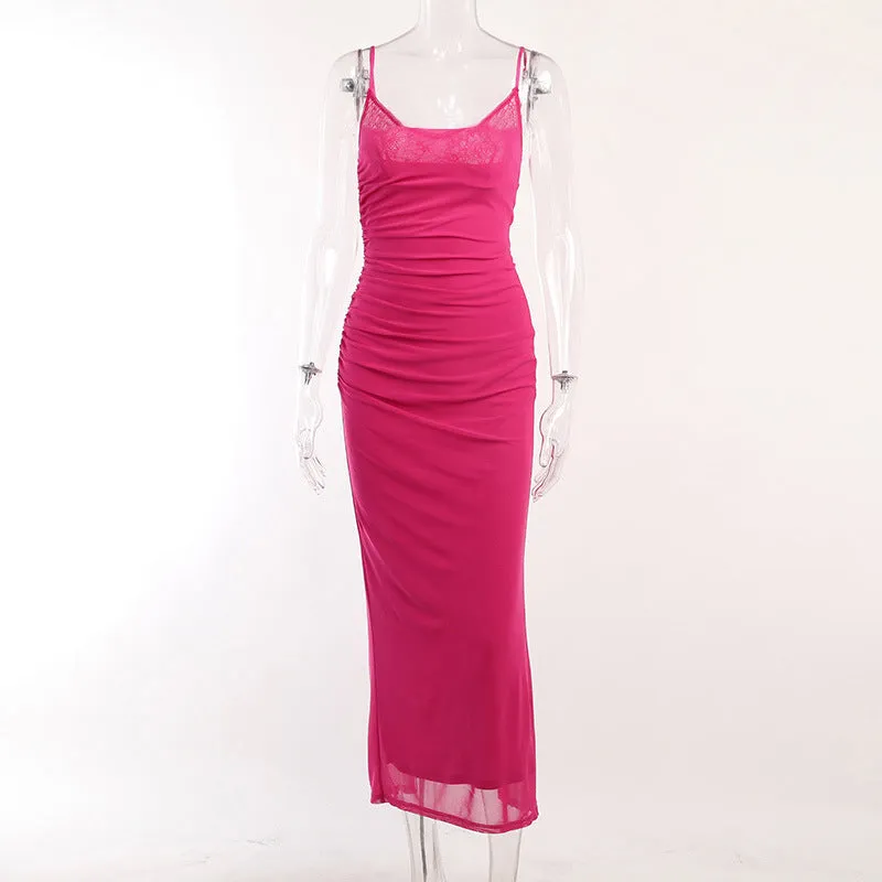 Elegant Slim Fit Split Dress