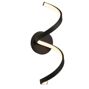 Endon 95601 Astral 1lt Wall Textured black & white silicone 12W LED tape module (SMD 2835) Warm White